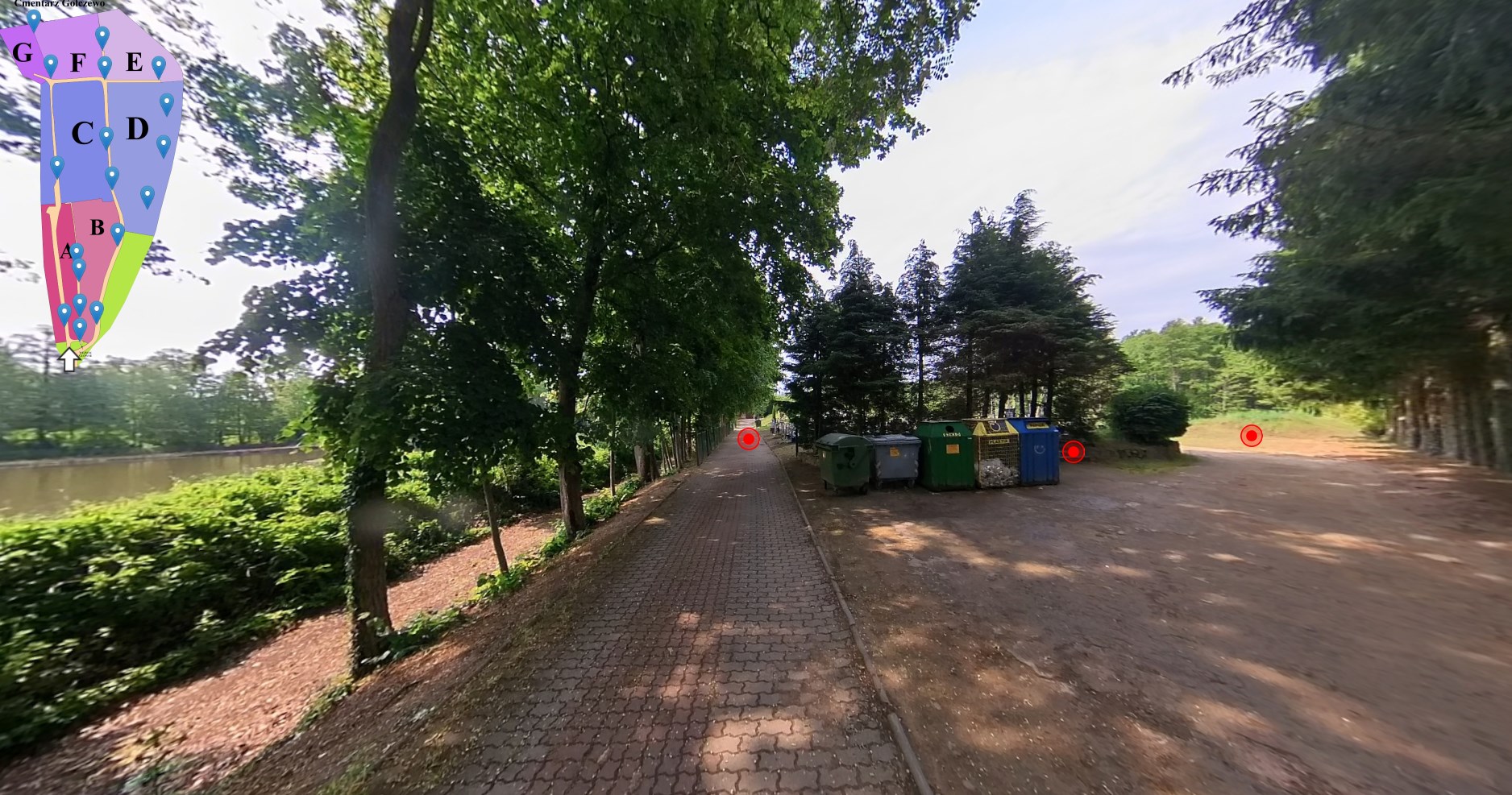 Obraz przedstawiający Cmentarz w Golczewie