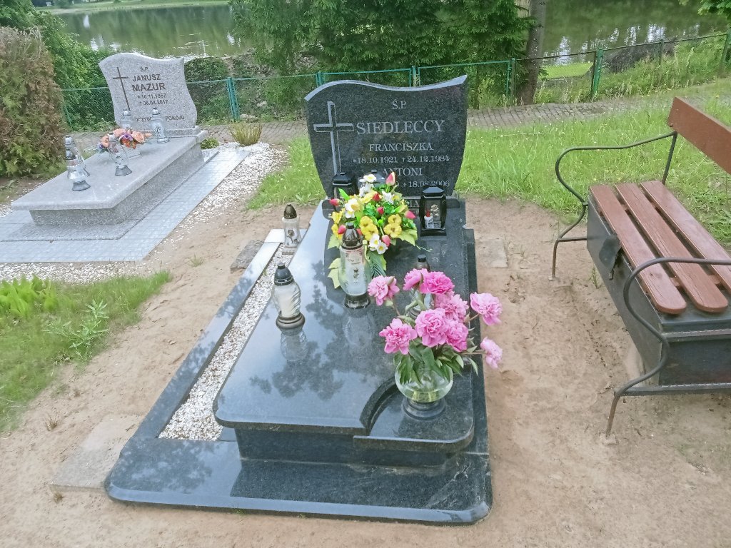 Grób Franciszka Siedlecka